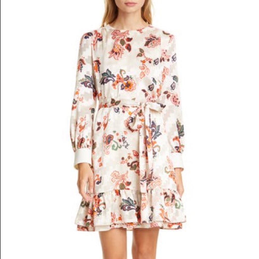 Tory Burch Long‎ Sleeve Burnout Shift Dress 🍂